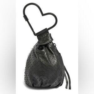 AIMEE KESTENBERG bag. NWT. All My Leather In Black W/black heart handle.